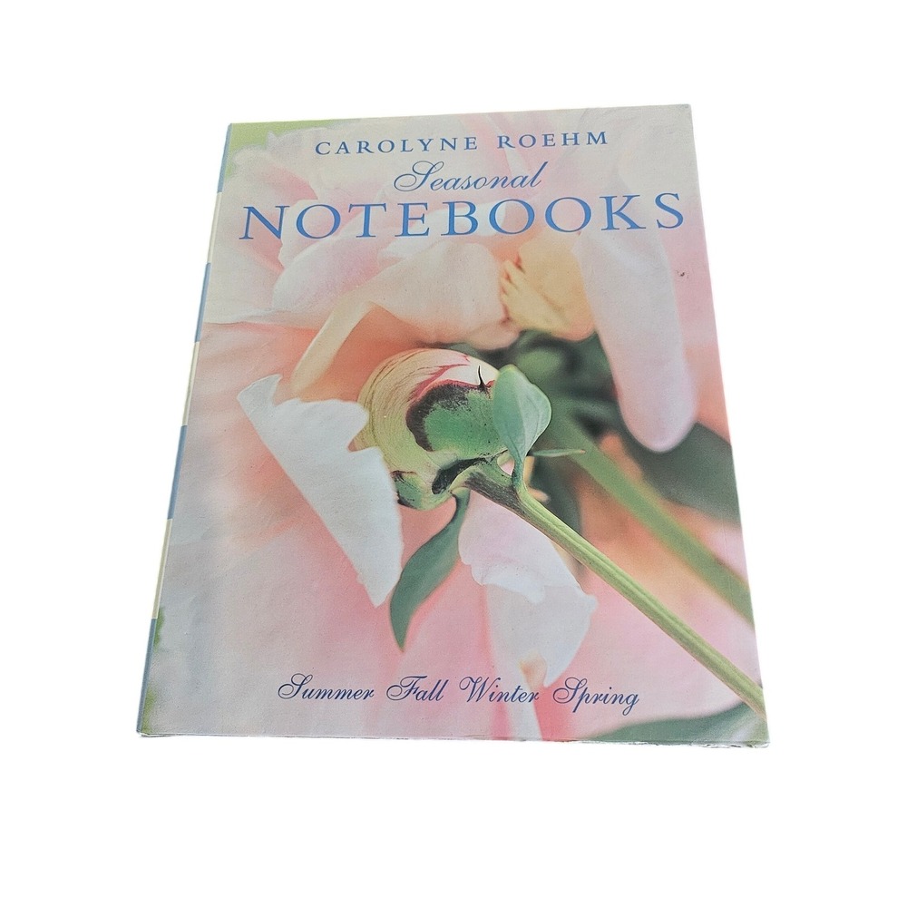 Carolyne Roehm Seasonal Notebooks Set 4Floral Garden Home Decor